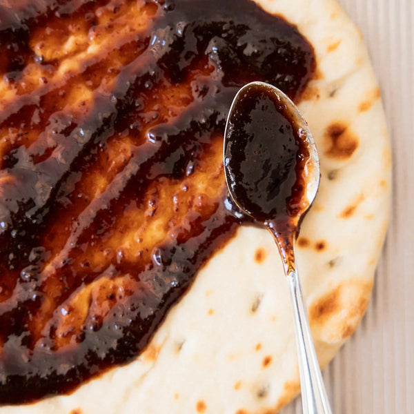Spiced Plum & Blue Cheese Flatbread