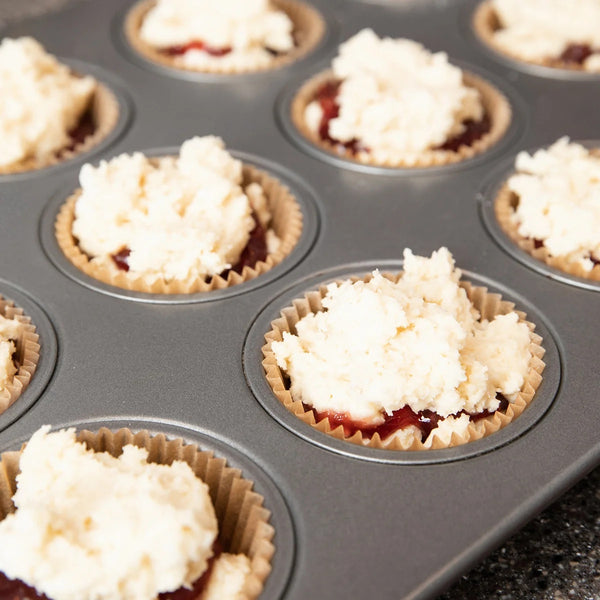 Raspberry Hibiscus Muffins