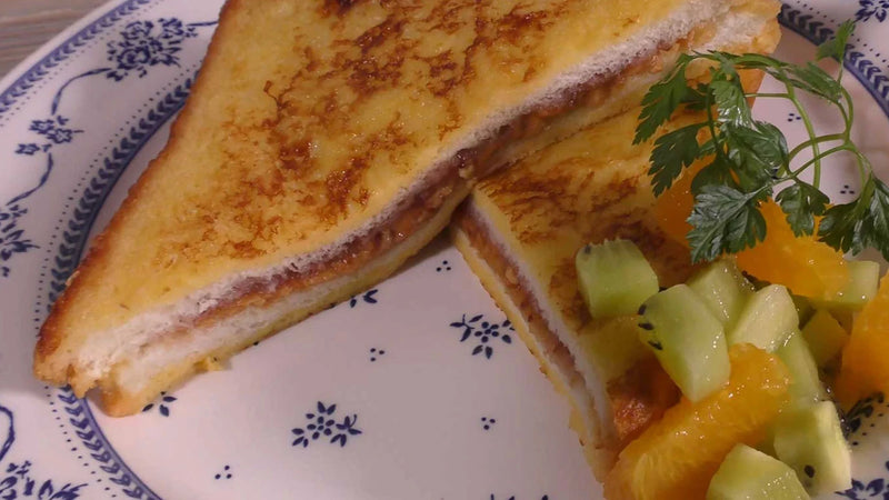 Jam and Peanut Butter French Toast