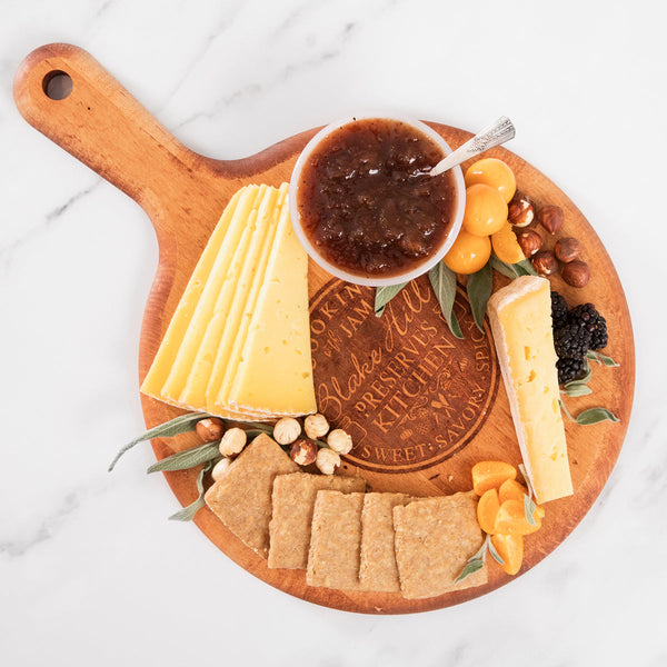 Sweet Pairing of Pawlet with Rhubarb, Dandelion & Honey Cheese Board