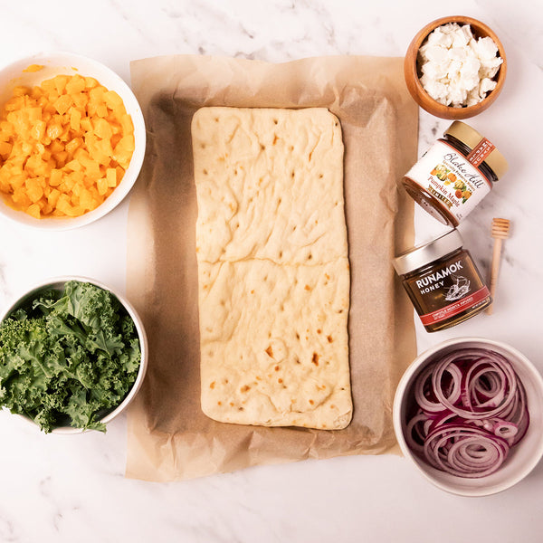 Pumpkin Hot Honey Flatbread