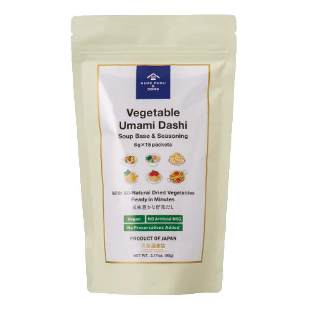 Kuze Fuku Vegetable Umami Dashi Soup Base & Seasoning 6g x 15 Packets