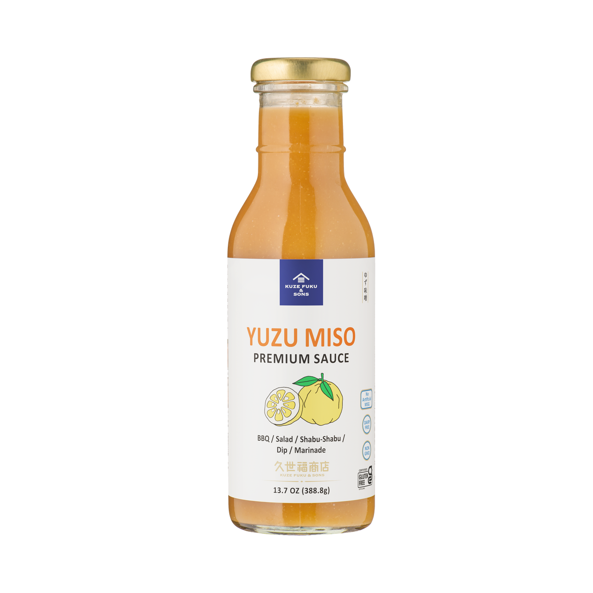 Kuze Fuku Yuzu Miso Premium Sauce 13.7 oz (388.8g)