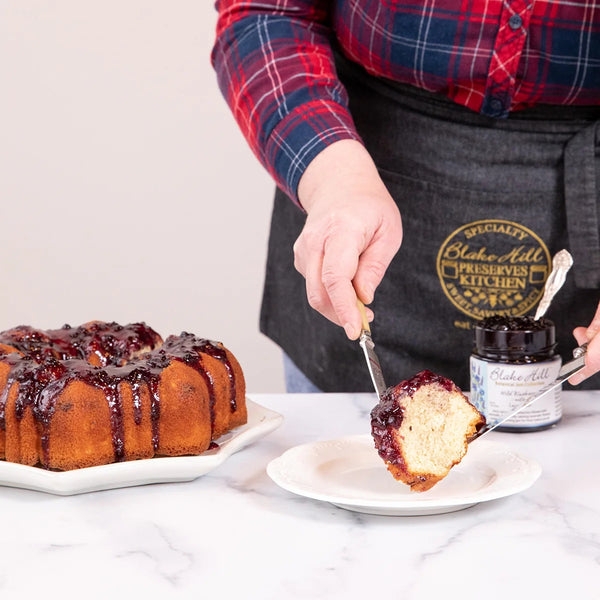 Blueberry Lavender Botanical Bundt Cake