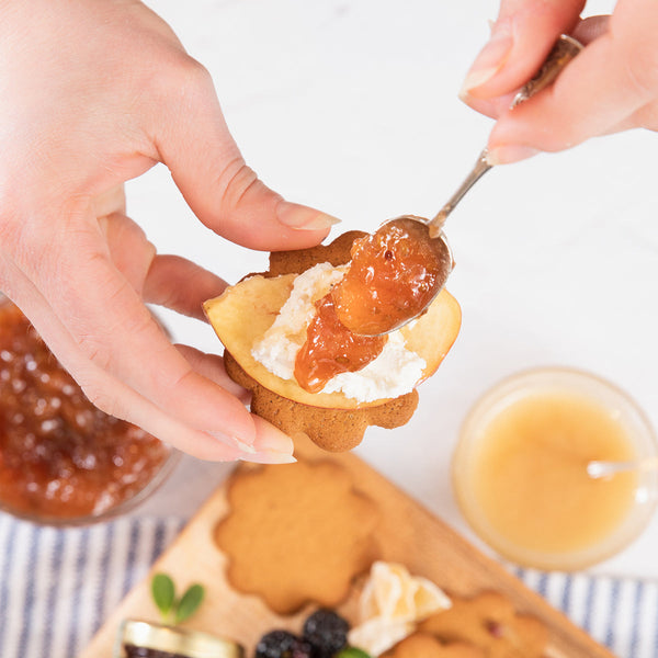 Sweet Pairing of Creamy Goat Cheese with Gooseberry & Elderflower Cheese Board