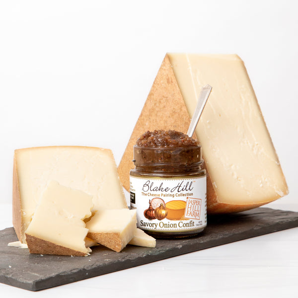 Cheese Board with Savory Onion Confit