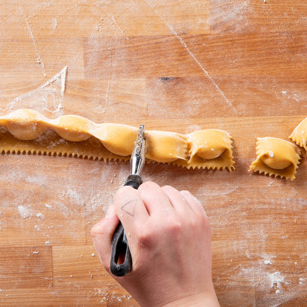 Agnolotti Pasta with Oma & Apricot, Orange & Honey