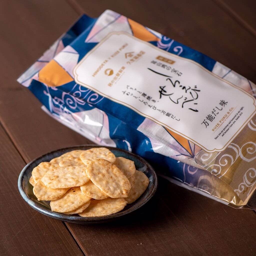 Kuze Fuku Premium White Shrimp Chips with Traditional Umami Dashi Seas