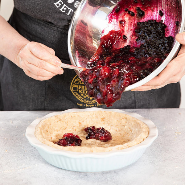 Cherry Berry Gingersnap Crumble Pie